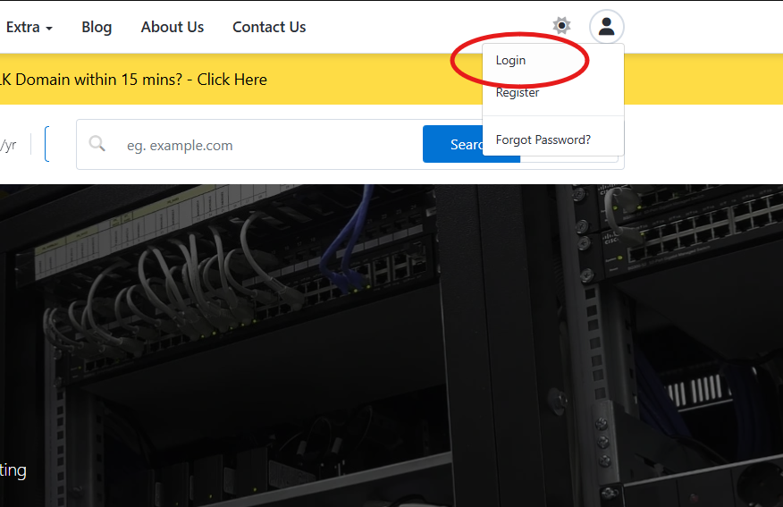 Log into PEEK Hosting