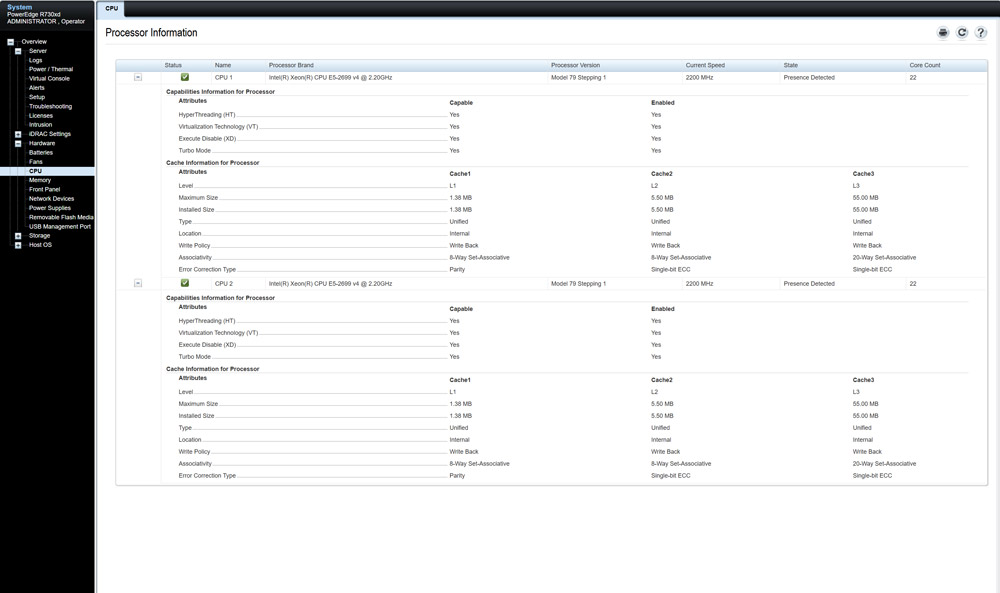 Dual Intel Xeon E5-2699v4 (44 Core 88 Threads) as a Powerful CPU